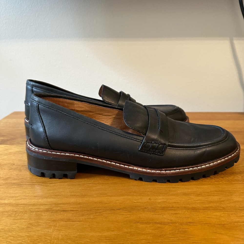 Madewell Corinne lugsole loafers